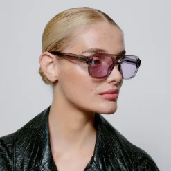 A. Kjærbede solbriller - Kaya grey transparent