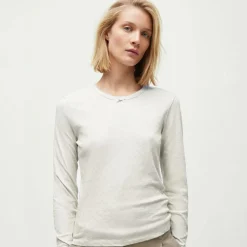 Aiayu bluse - Messhu Long Sleeve pure ecru