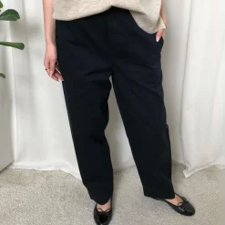 Aiayu bukser - Coco Twill black navy