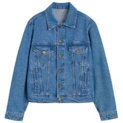 Aiayu jakke - Cleo Denim clear blue