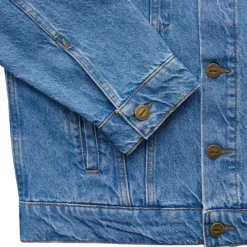 Aiayu jakke - Cleo Denim clear blue