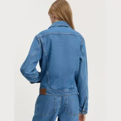 Aiayu jakke - Cleo Denim clear blue