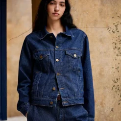 Aiayu jakke - Cleo Denim mid blue