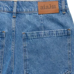Aiayu jeans - Carlo Midwaist Wide clear blue