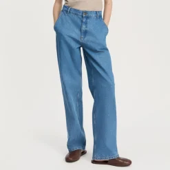Aiayu jeans - Carlo Midwaist Wide clear blue