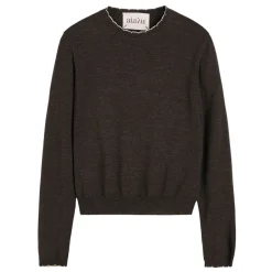 Aiayu strik - Isha dark brown melange