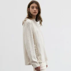 Aiayu strik - Toba pure ecru