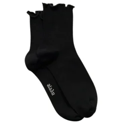 Aiayu strømper - Cotton Frill black