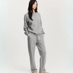 Aiayu sweatpnts - Stitched Circular grey melange