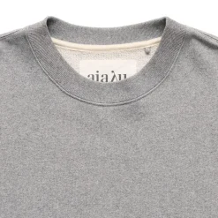 Aiayu sweatshirt - Stitched Circular grey melange