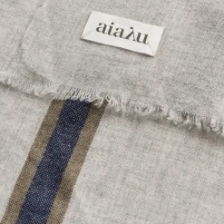Aiayu tørklæde - Ema light grey melange