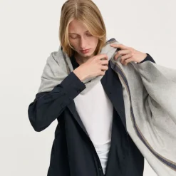 Aiayu tørklæde - Ema light grey melange