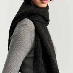 Aiayu tørklæde - William pure dark grey