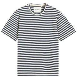 Aiayu t-shirt - Classic Circular Striped mix night