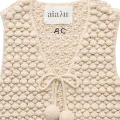 Aiayu vest - Ravi pure ecru