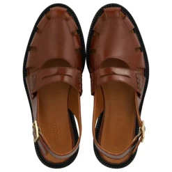 Angulus Sling-back Loafers - 1688-101-1837 brown