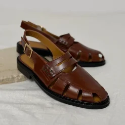 Angulus Sling-back Loafers - 1688-101-1837 brown