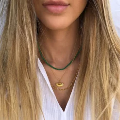 Annavii halskæde - Kala grøn