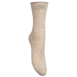 Becksöndergaard strømper - Lucretia Wola dark beige melange