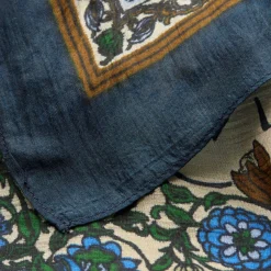 Becksöndergaard tørklæde - Gardenparty Taby Sia mediteal green