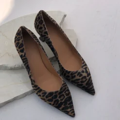 Billi Bi pump - A7462 leopardo cuoio suede