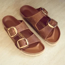 Birkenstock sandal - 1011073 Arizona Big Buckle cognac