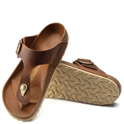 Birkenstock sandal - 1018745 Gizeh Big Buckle cognac