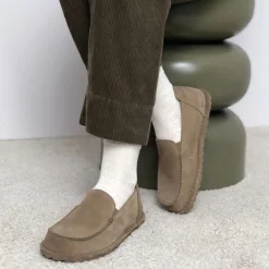 Birkenstock sko - 1027517 Utti Slip On grey taupe