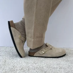 Birkenstock slip-ins - 1030883 Boston BS sandcastle