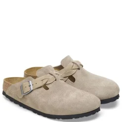 Birkenstock slip-ins - 1026694 Boston Braided taupe