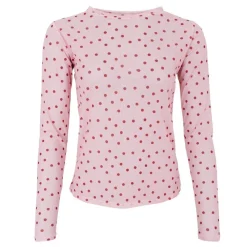 Black Colour bluse - Annie Mesh rose dot