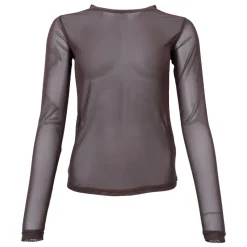 Black Colour bluse - Annie Mesh coffee