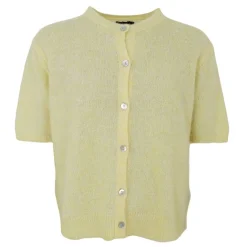 Black Colour cardigan - Dell yellow