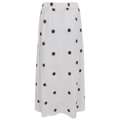 Black Colour nederdel - Abbie coffee dot