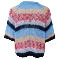 Black Colour strik - Sophie Striped multi