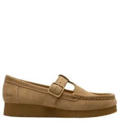 Clarks loafers - Wallabee T-bar dark sand