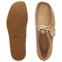 Clarks sko - Wallabee dark sand suede