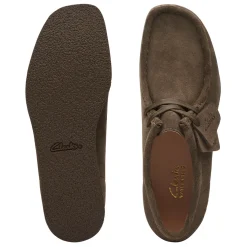 Clarks sko - Wallabee olive suede