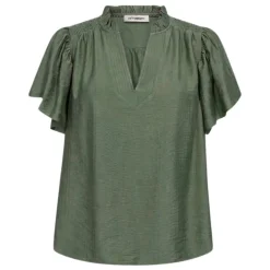 Co'couture bluse - Hera Frill army