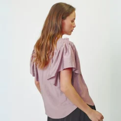 Co'couture bluse - Hera Frill SS old rose