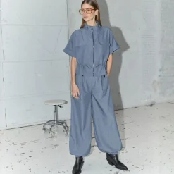 Co'couture bukser - Elly Balloon dusty blue