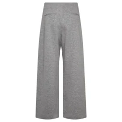 Co'couture bukser - Lance Pleat Sweat grey melange