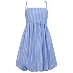 Co'couture kjole - Tea Stripe Balloon blue