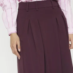 Co'couture nederdel - Anya Pleat winered