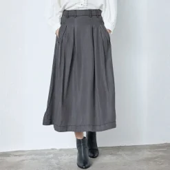 Co'couture nederdel - Anya Denim Pleat black