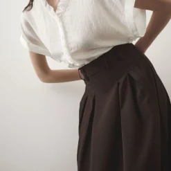 Co'couture nederdel - Anya Pleat mocca