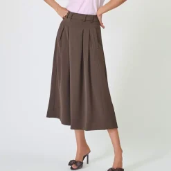 Co'couture nederdel - Anya Pleat mocca