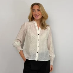 Co'couture skjorte - Dally Dot V off-white
