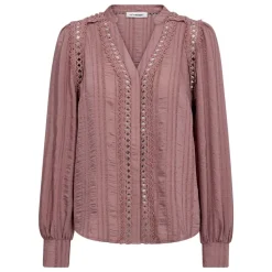 Co'couture skjorte - Kesi Lace V old rose