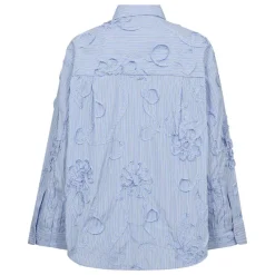 Co'couture skjorte - Xavier Avy Stripe pale blue